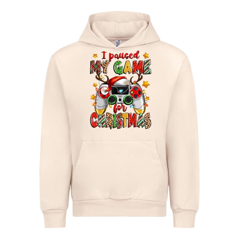 I Paused My Game For Christmas Urban Hoodie by Zillion Design Studio | Teevron