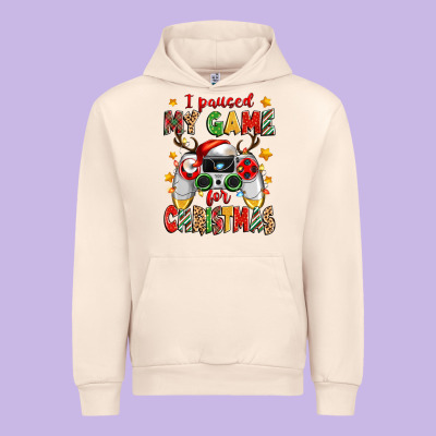 Urban Hoodie i paused my game for christmas