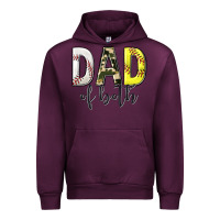 Mauve Wine dad of both with softball and baseball Urban Hoodie - texasbilliewilder