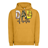 Dad Of Both With Softball And Baseball Urban Hoodie | Teevron