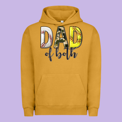 Urban Hoodie dad of both with softball and baseball