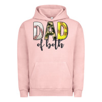 Pigment Salmon dad of both with softball and baseball Urban Hoodie - texasbilliewilder