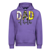 Tulip dad of both with softball and baseball Urban Hoodie - texasbilliewilder