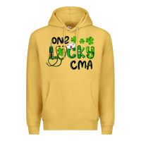 Antique Gold one lucky certified medical assistant cma Premium Hoodie - RanaPortraitStore