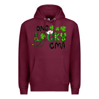 Burgundy one lucky certified medical assistant cma Premium Hoodie - RanaPortraitStore