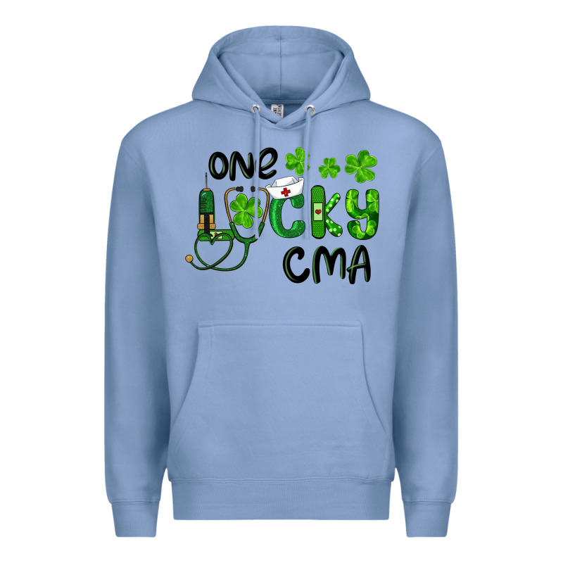 One Lucky Certified Medical Assistant Cma Premium Hoodie by RanaPortraitStore | Teevron