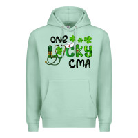 Seafoam one lucky certified medical assistant cma Premium Hoodie - RanaPortraitStore