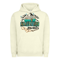 Pigment Pistachio adventure awaits Urban Hoodie - texasbilliewilder