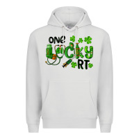 Dove Grey One Lucky Respiratory Terapist Premium Hoodie - RanaPortraitStore