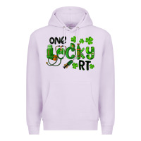 One Lucky Respiratory Terapist Premium Hoodie | Teevron