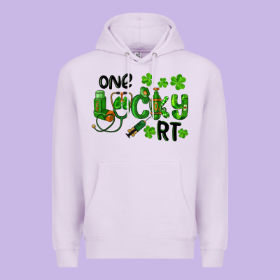 One Lucky Respiratory Terapist Premium Hoodie Designed By Ranaportraitstore