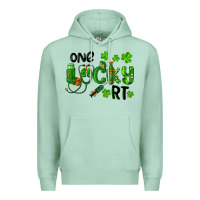 Seafoam One Lucky Respiratory Terapist Premium Hoodie - RanaPortraitStore
