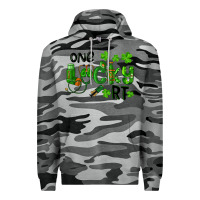 Slate Camo One Lucky Respiratory Terapist Premium Hoodie - RanaPortraitStore