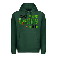 Sports Green One Lucky Respiratory Terapist Premium Hoodie - RanaPortraitStore