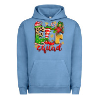 Pigment Pebble Blue elf squad Urban Hoodie - Zillion Design Studio