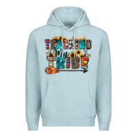 Blue Mist teaching my tribe Premium Hoodie - Zillion Design Studio