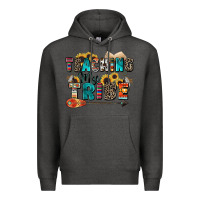 Charcoal Heather teaching my tribe Premium Hoodie - Zillion Design Studio