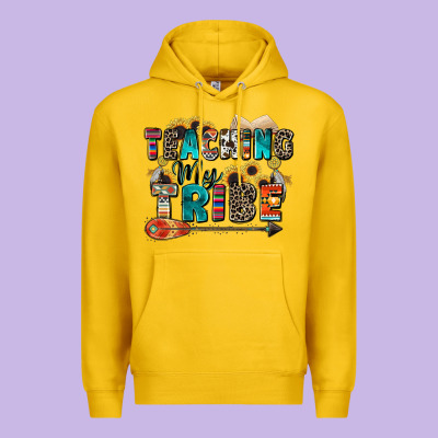 Teaching My Tribe Premium Hoodie Designed By Zillion Design Studio