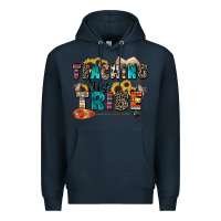 Navy teaching my tribe Premium Hoodie - Zillion Design Studio
