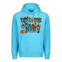 Ocean Blue teaching my tribe Premium Hoodie - Zillion Design Studio