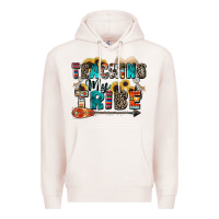 Pale Pink teaching my tribe Premium Hoodie - Zillion Design Studio