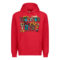 Red teaching my tribe Premium Hoodie - Zillion Design Studio