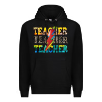 Black teacher teacher Premium Hoodie - Zillion Design Studio