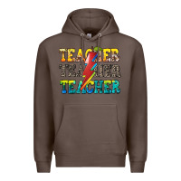 Coffee teacher teacher Premium Hoodie - Zillion Design Studio