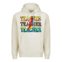 Oatmeal Heather teacher teacher Premium Hoodie - Zillion Design Studio