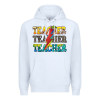 White teacher teacher Premium Hoodie - Zillion Design Studio
