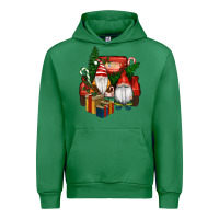 Emerald Christmas Truck And Gnome Urban Hoodie - RanaPortraitStore