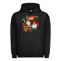 Pigment Black Christmas Truck And Gnome Urban Hoodie - RanaPortraitStore