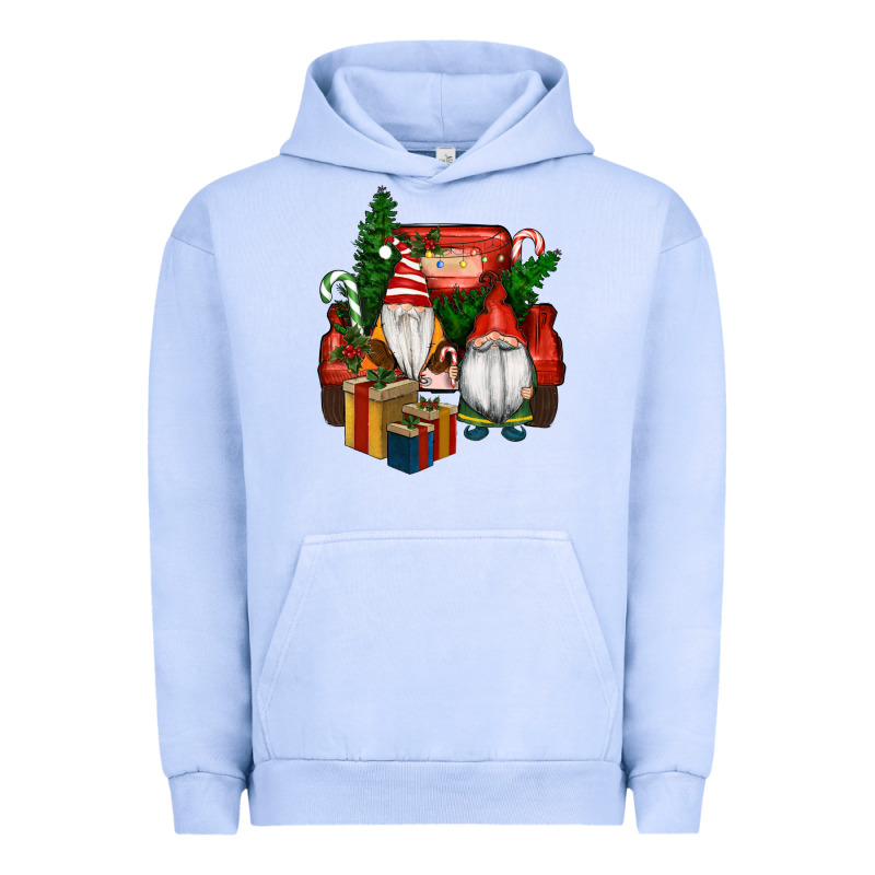 Christmas Truck And Gnome Urban Hoodie by RanaPortraitStore | Teevron