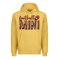 Antique Gold football mini with leopard Premium Hoodie - texasbilliewilder