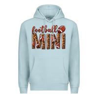 Blue Mist football mini with leopard Premium Hoodie - texasbilliewilder