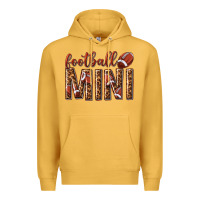 Mustard football mini with leopard Premium Hoodie - texasbilliewilder