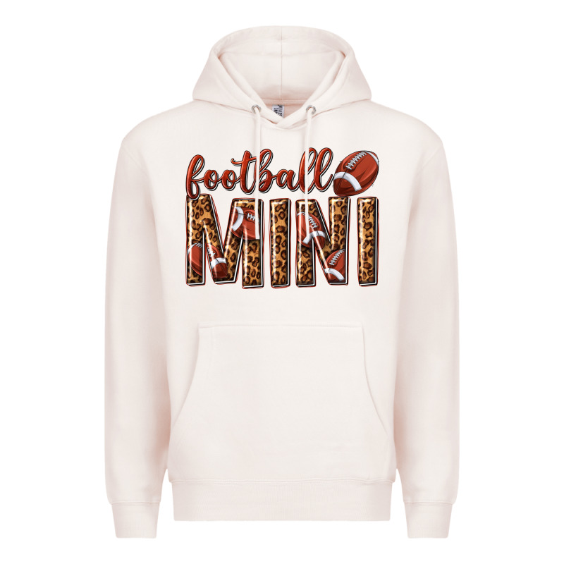 Football Mini With Leopard Premium Hoodie by texasbilliewilder | Teevron