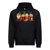 Black lumberjack coffee cups Urban Hoodie - Zillion Design Studio