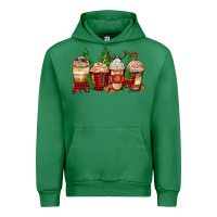Emerald lumberjack coffee cups Urban Hoodie - Zillion Design Studio
