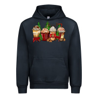 Navy lumberjack coffee cups Urban Hoodie - Zillion Design Studio