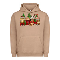 Pigment Burro lumberjack coffee cups Urban Hoodie - Zillion Design Studio