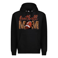 Black football mom Premium Hoodie - texasbilliewilder