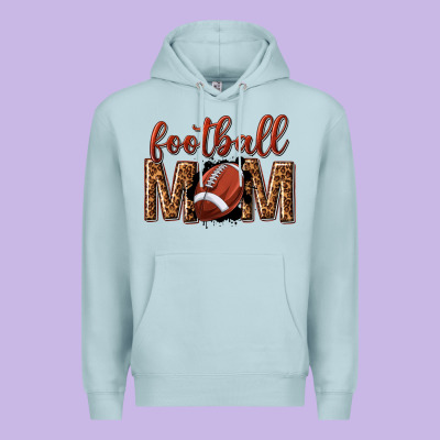 Football Mom Premium Hoodie Designed By Texasbilliewilder