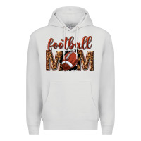 Dove Grey football mom Premium Hoodie - texasbilliewilder