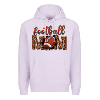 Lilac football mom Premium Hoodie - texasbilliewilder