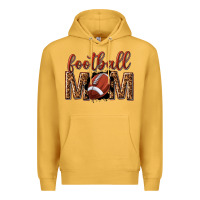 Mustard football mom Premium Hoodie - texasbilliewilder