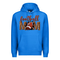 True Royal football mom Premium Hoodie - texasbilliewilder