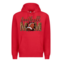 Red football mom Premium Hoodie - texasbilliewilder