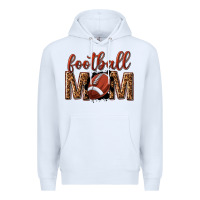 White football mom Premium Hoodie - texasbilliewilder