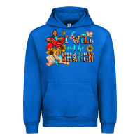 Cobalt i will not be shaken Urban Hoodie - Zillion Design Studio